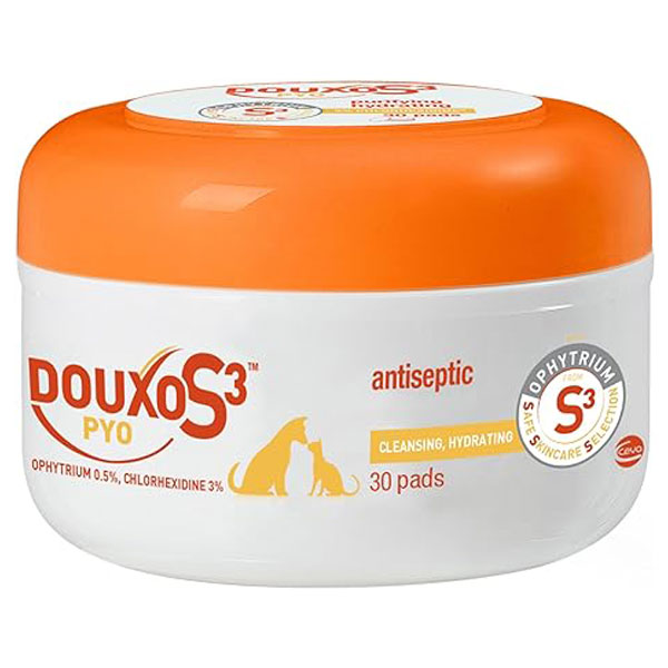 Douxo S3 PYO Antiseptic Wipes